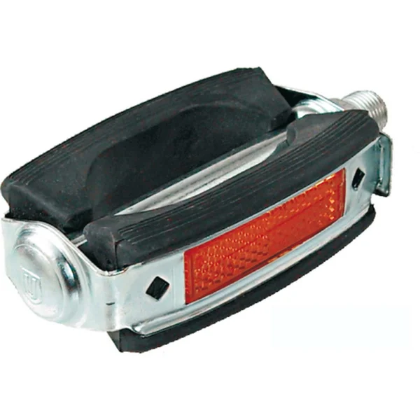 Pair of urban flat pedals composite 63x118 mm 550 g black