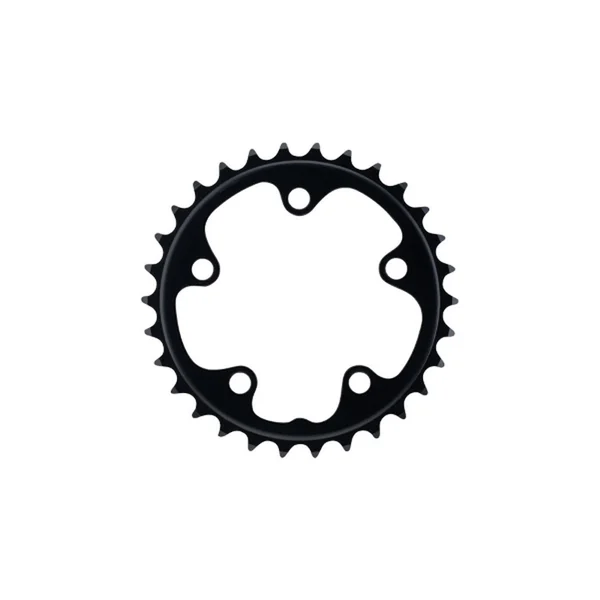30T 11v Aluminum Chainring black BCD 80 mm 5-bolt