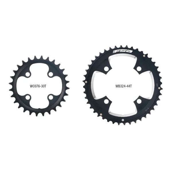 Double chainring E‑bike trekking 44x30 BCD 104/64