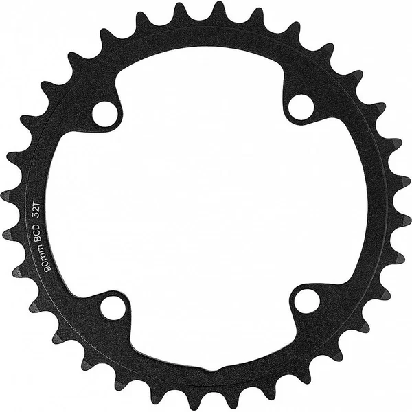MTB chainring steel 24T 10v BCD 64 mm 4-bolt black