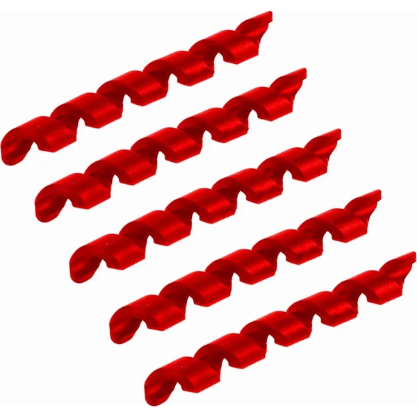 Universal Rubber Cable Covers Red Set 5 pcs