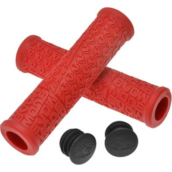 Moab rubber grips red secure comfortable hold