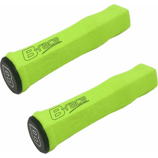127mm green sponge bike grips with plugs 22mm