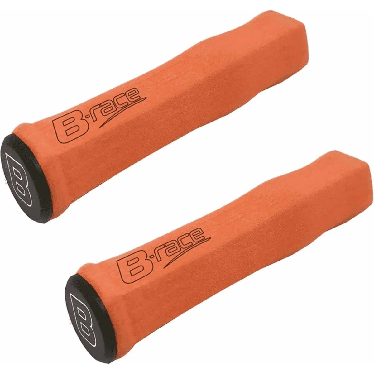 127mm soft sponge grips orange for bike and scooter 2