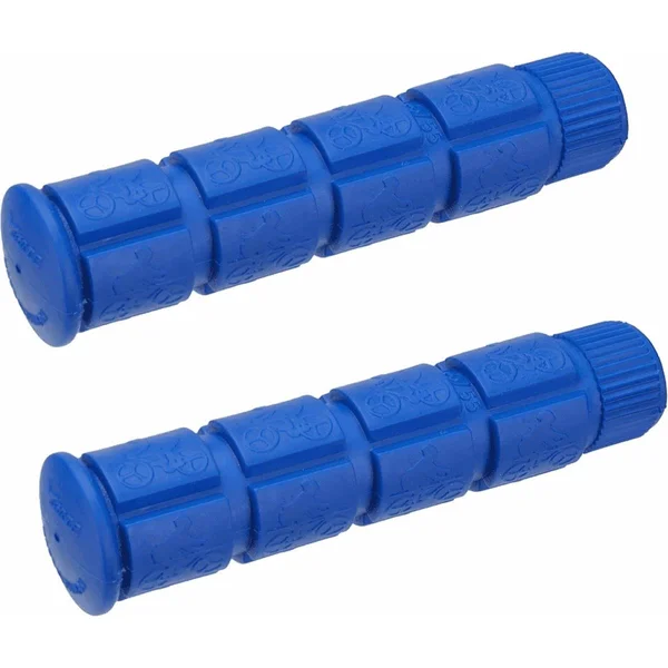120 mm Rubber Bike Grips Blue for Single Speed