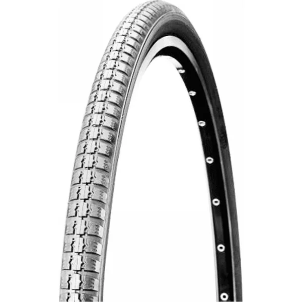 Wheelchair Tire 24x1 3/8 ETRTO 37-540 Grey with Inner Tube and Rigid Rim