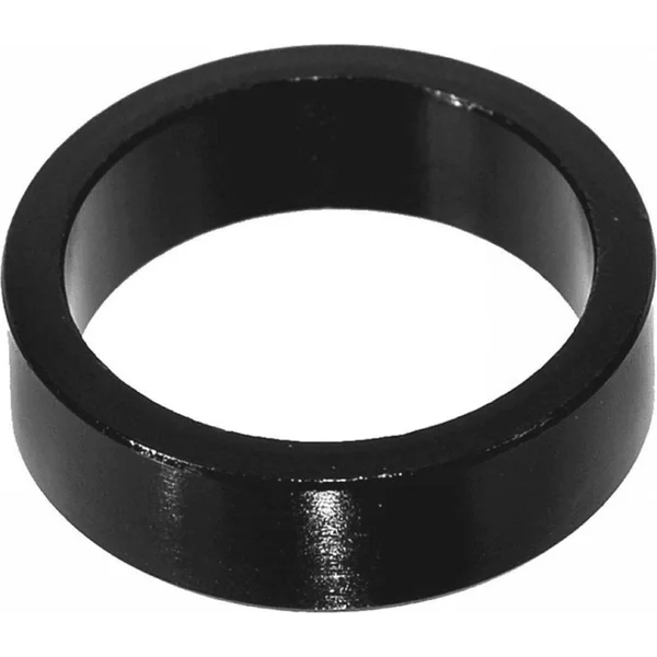 Aluminum headset spacers black 1" 10mm set of 2