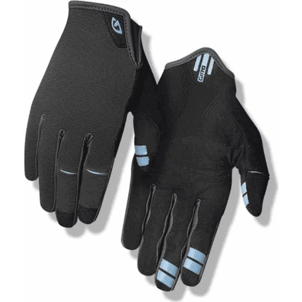 DND Long Summer Bike Gloves XL Grey Carbon Blue