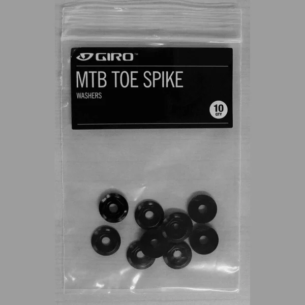 Set of 2 black replacement washers for MTB shoes