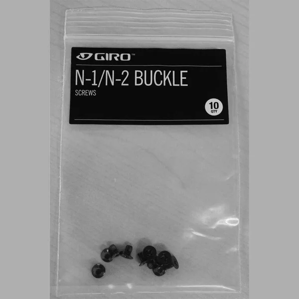 Black replacement screws for cycling shoes N-1 N-2 kit 2 pcs