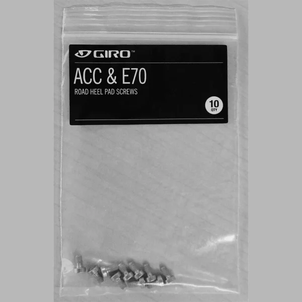 Kit 2 black replacement screws for shoe heels