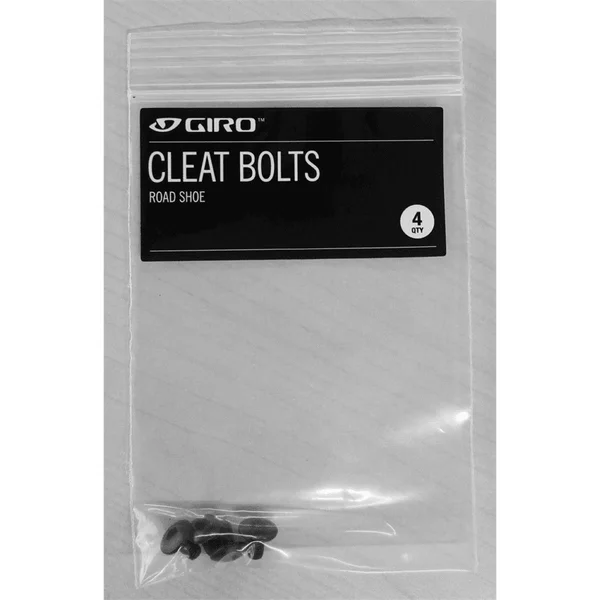 Kit 2 black replacement screws for cycling shoe cleats