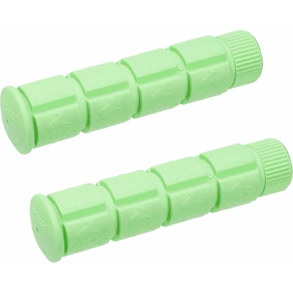 Bike grips 120 mm rubber acid green Ngrip comfort for adults