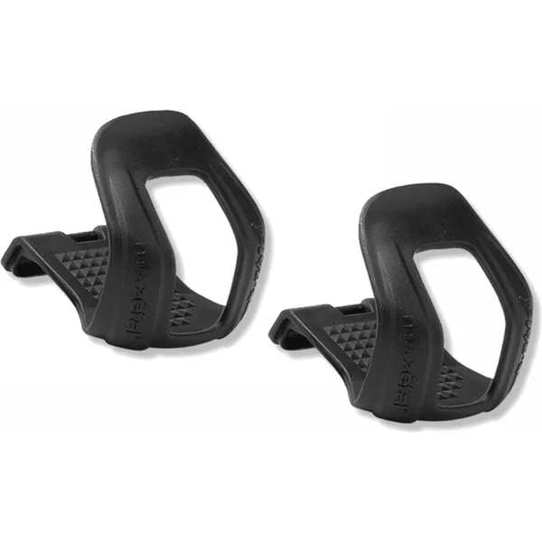 Flat pedal toe clips S/M up to 42 technopolymer black without straps