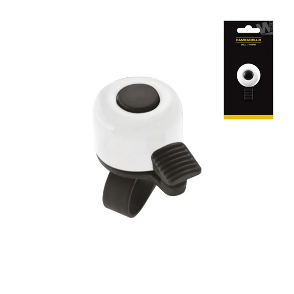 Din Din Bike Bell 34mm White Steel