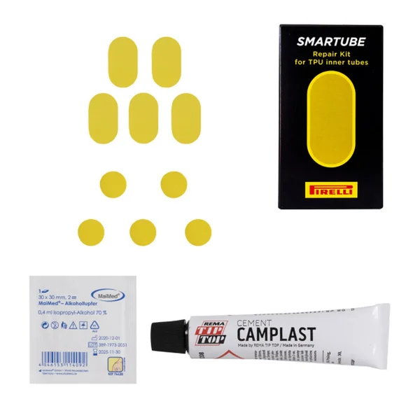 Smartube Repair Kit 10 Patches Glue Wipes